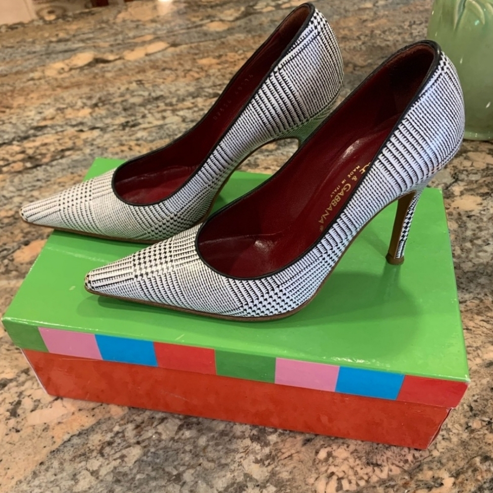 Dolce & Gabbana Houndstooth pumps